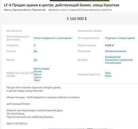 Одесса: здание института последипломного образования моряков хотят продать за 5,1 млн долларов
