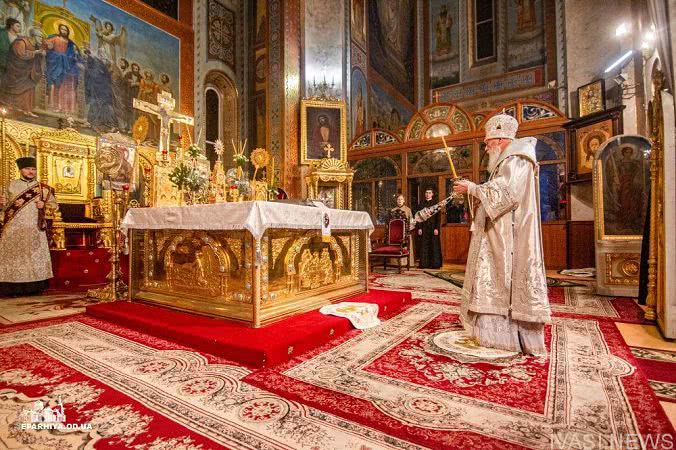 Митрополит Одесский и Измаильский Агафангел совершил всенощное бдение накануне Рождества