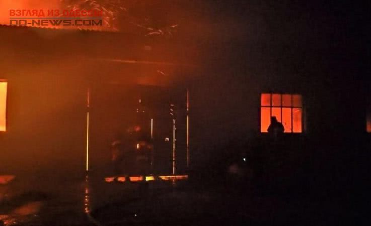 В Одесской области на складе зерна произошел пожар