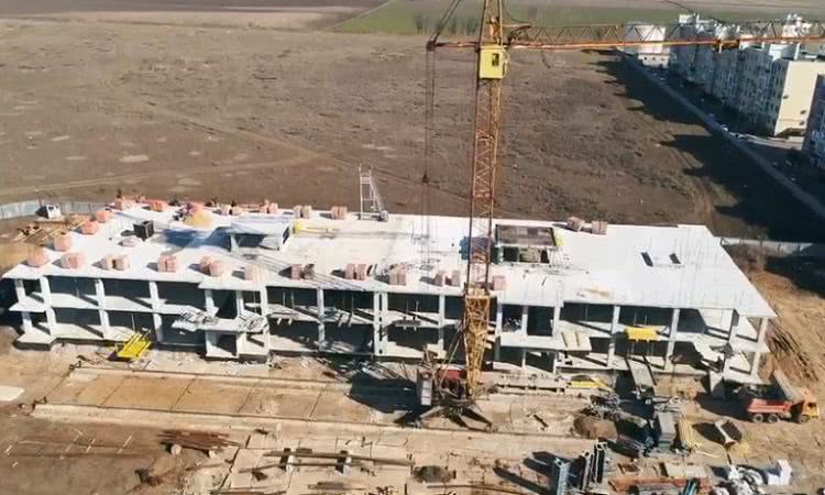 В Крыжановке строят детский сад на 120 мест (ВИДЕО)