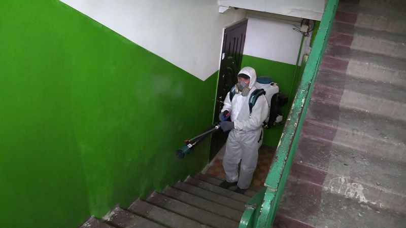 В подъездах  домов Белгорода-Днестровского проводят санобработку
