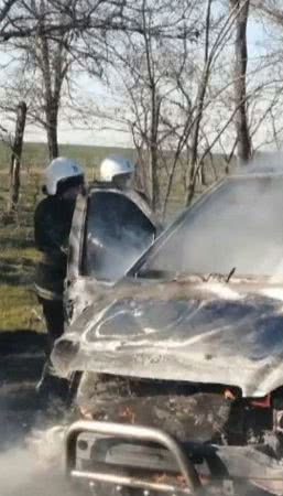 На трасі «Одеса-Рені» на ходу спалахнула маршрутка з пасажирами