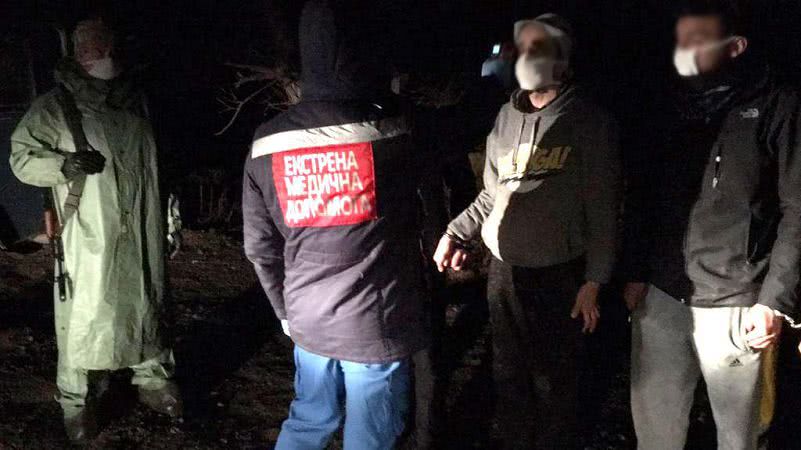В Одесскую область пытались попасть нелегалы, но все были в масках. Фото