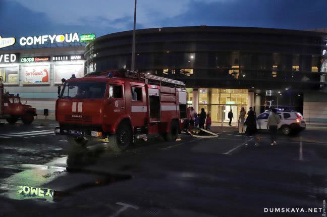 В одесском «Сити-Центре» горела операторская кинотеатра: пожар оперативно потушен