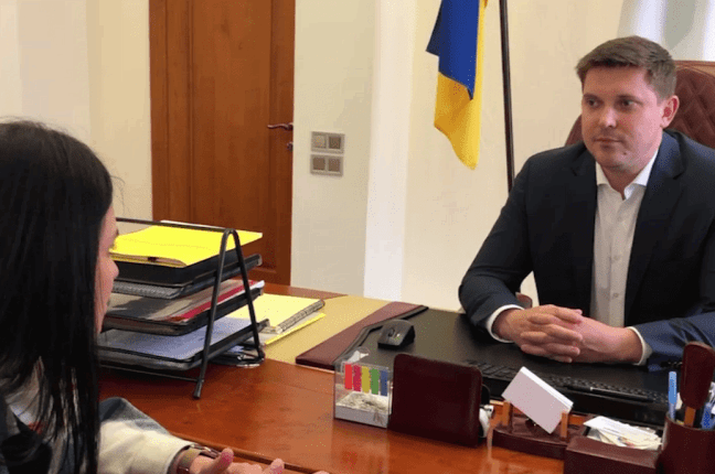 Одесский губернатор не смог ответить на вопрос журналистов и позвал на помощь Нацгвардию