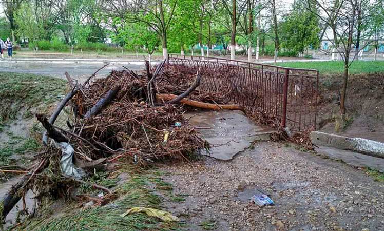 В село Болградского района дождь принес неприятности (фото)