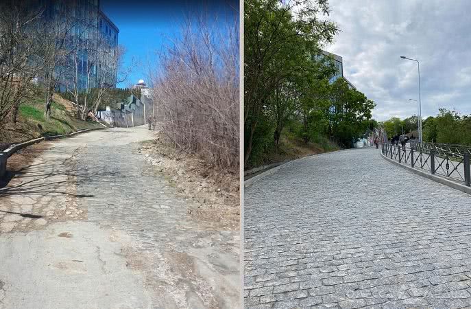 В Одессе готовят к открытию обновленный участок на Трассе здоровья