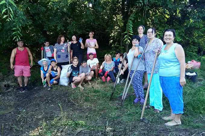 Еще в одном селе Болградского района прошла экоэстафета
