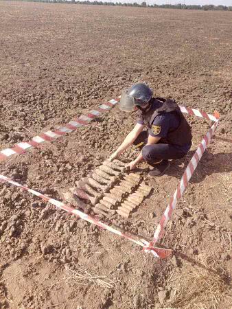 Опасная находка: в Одесской области мужчина нашел 35 снарядов времен Второй мировой