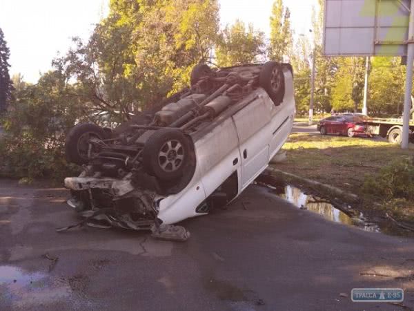 Утром в Одессе произошло ДТП