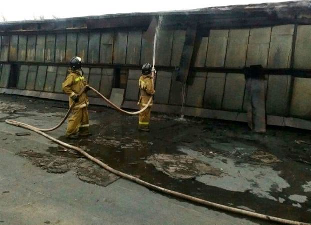 Килийский район: в Вилково горел бывший завод прессовых узлов