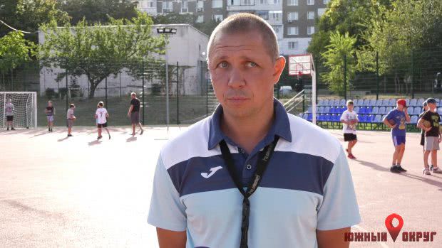 Михаил Цап, тренер-преподаватель Южненской ДЮСШ по гандболу