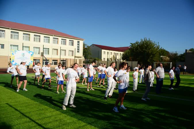 В День физкультуры и спорта отделение НОК Украины в Одесской области провело олимпийский урок