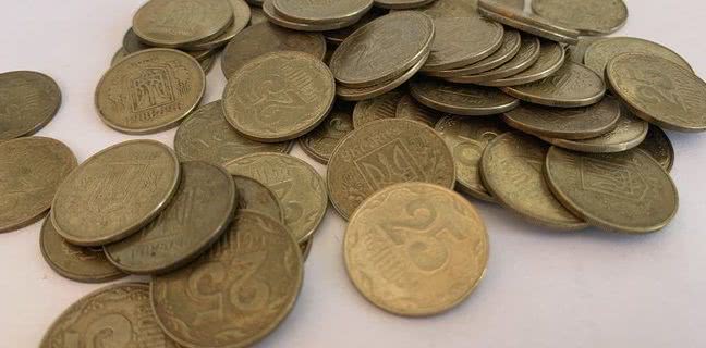 С 1 октября украинцы не смогут расплачиваться монетами 25 копеек