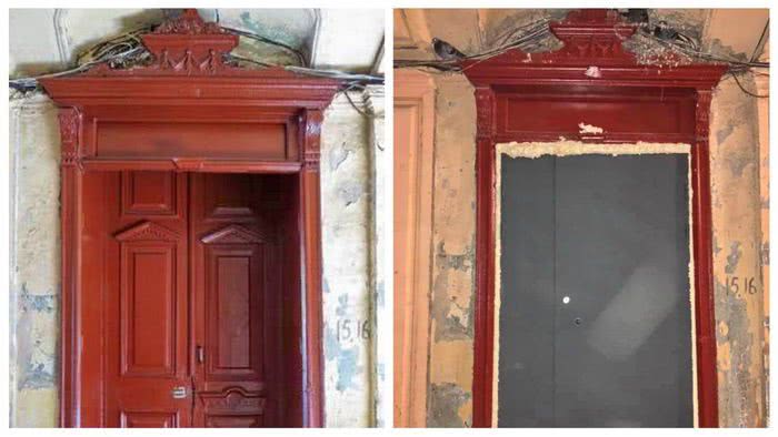 В доме-памятнике истории на Пастера установили стальную дверь, вместо аутентичной деревянной