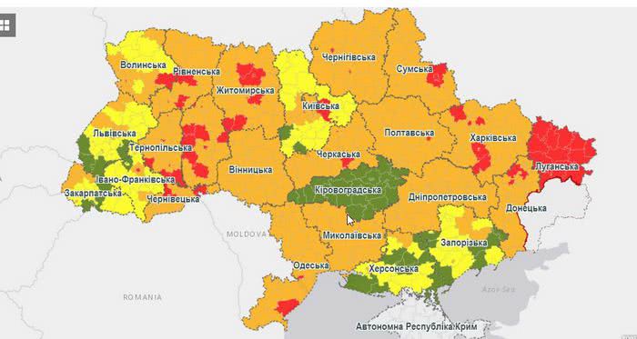 В Одесской области появились две «красные» зоны карантина