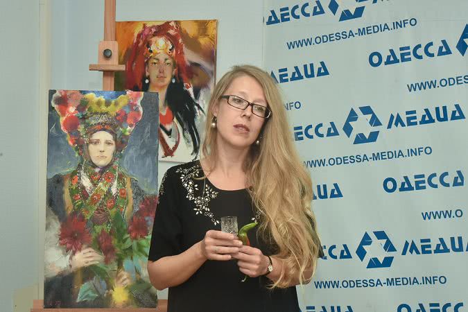 В пресс-центре «Одесса-медиа» открылась выставка «Украинский портрет»