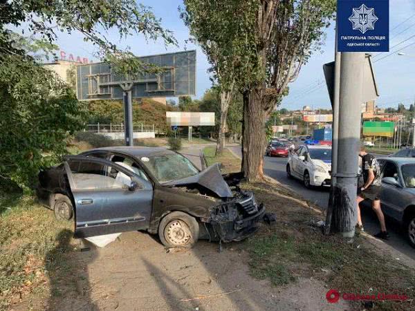 В Одессе произошло ДТП — пострадал водитель