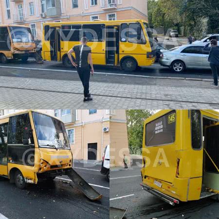 В Одессе у маршрутки отказали тормоза: пострадали пассажиры