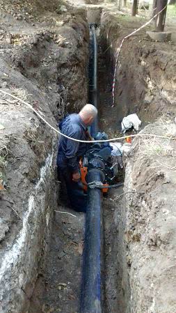 «Инфоксводоканал» обновляет водопровод на улице Семена Палия:              16 октября будет отключена вода в нескольких  домах на поселке Котовского