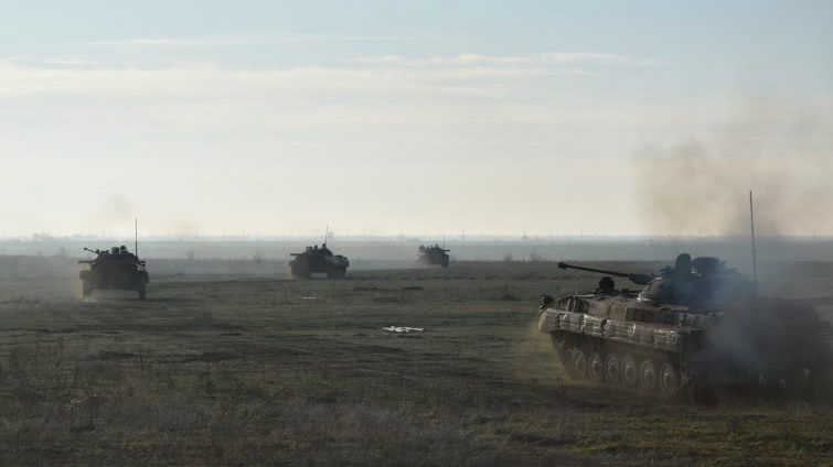Одесская бригада осваивает современные имитаторы стрельбы (фото)