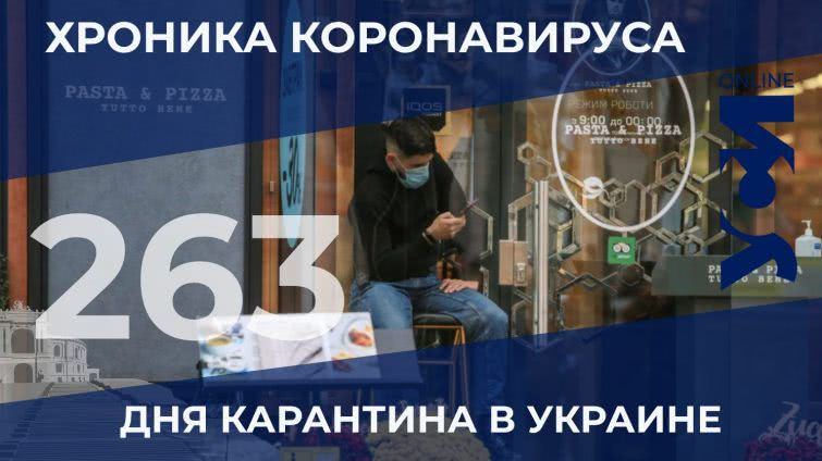 На 263-й день карантина Одесская область остается в лидерах по числу заболевших