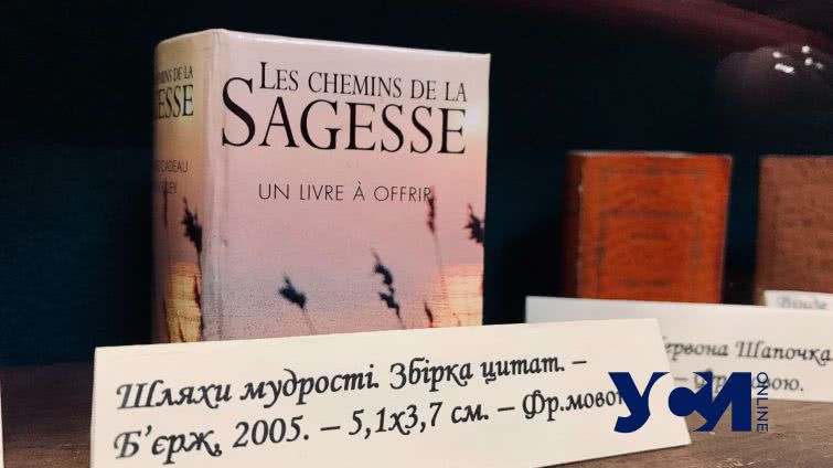 Сборники стихов, Пушкин и словари: в Одессе показали коллекцию миниатюрных книг (фото, аудио)