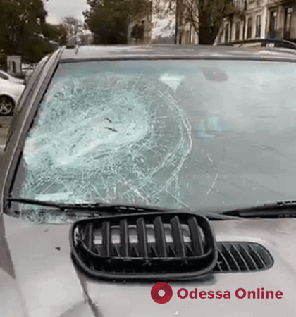 В Одессе напали на активиста и разбили машину