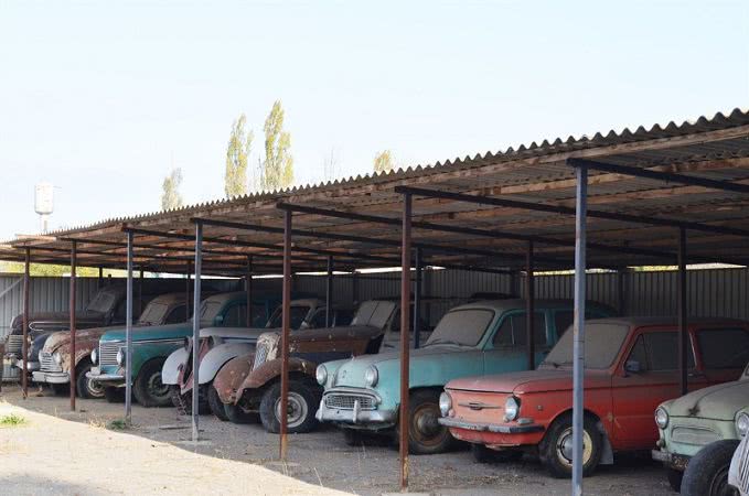 Житель Одесской области собрал уникальную коллекцию ретроавтомобилей