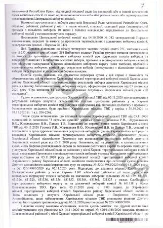 Через суд «Слуги Народа» отменили итоги выборов в Харьковский горсовет