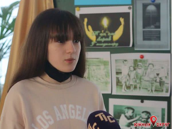 Виктория Макаринская, ученица 10 класса.