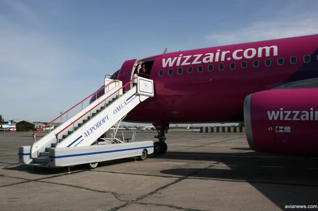 Лоукост-авиакомпания WizzAir отменила все рейсы из Одессы