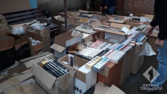 В Одесской области обнаружили партию контрабандных сигарет