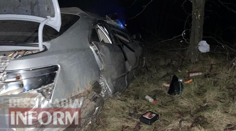 На трассе Одесса-Рени в Саратском районе Toyota Camry слетела в кювет, есть пострадавший
