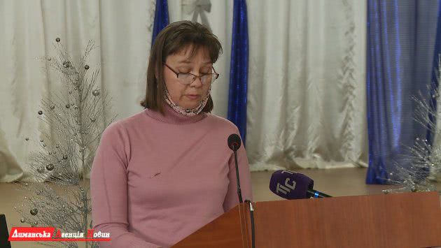 Тетяна Середа, методистка відділу освіти молоді та спорту Визирської сільради.