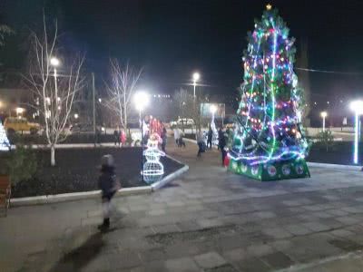 Річницю створення громади в Одеській області відзначили яскравою ілюмінацією