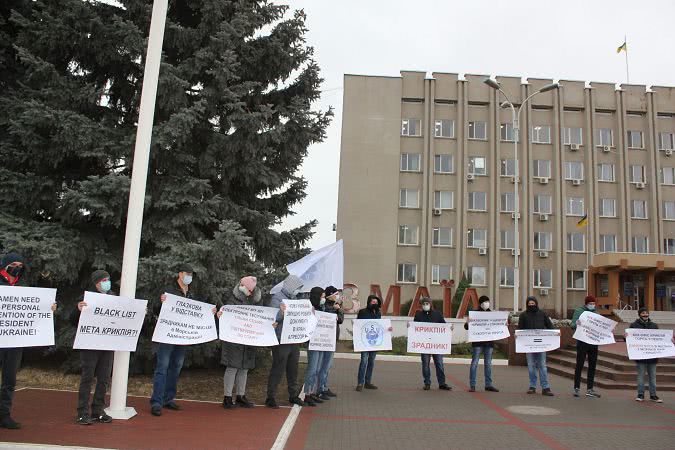 В Измаиле моряки снова протестовали против коррупции в сфере дипломирования и сертификации