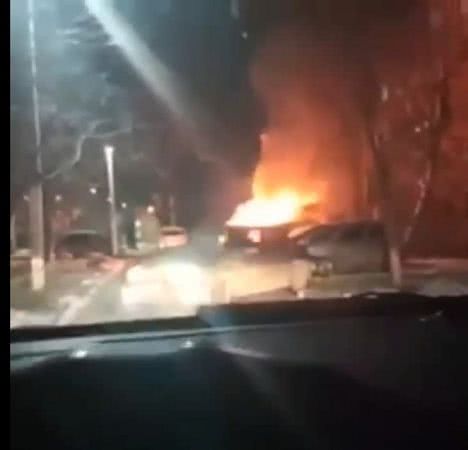 В Черноморске снова подожгли автомобиль (видео) (видео)