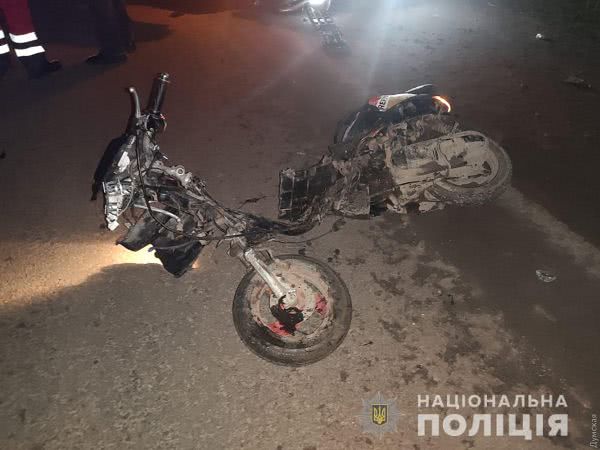 Смертельное ДТП на трассе Одесса-Рени: мопед с пассажиром выехал на встречку