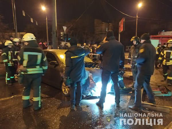 Масштабное ДТП произошло поздно вечером в Одессе: на Молдаванке столкнулись пять машин