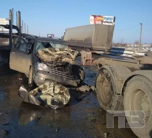 Водитель, пострадавший в ДТП под Черноморском, скончался в больнице (видео)
