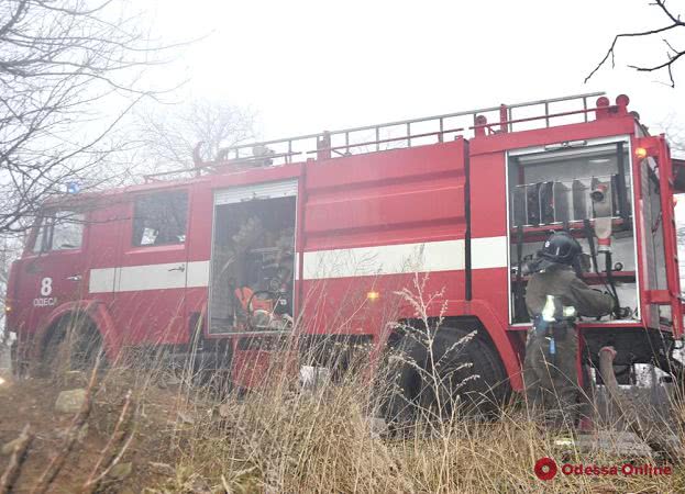 В Овидиопольском районе при попытке самостоятельно потушить пожар пострадал мужчина