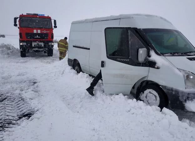 На 306-м км трассы Одесса-Киев доступны два пункта обогрева и один пункт питания