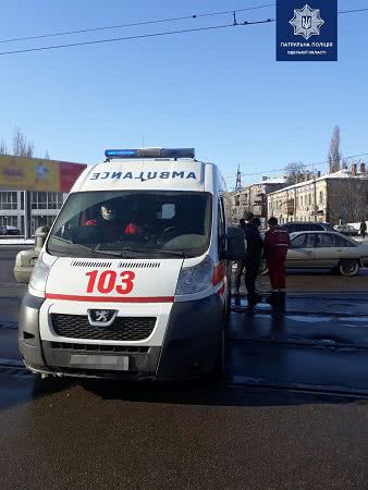 В Одессе произошло ДТП с участим «скорой помощи»