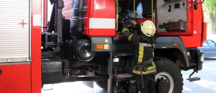 В порту Черноморск произошёл пожар в бытовом помещении
