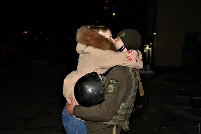 Военнослужащие воинской части 3012 Нацгвардии вернулись в Одессу из зоны ООС. ФОТОрепортаж