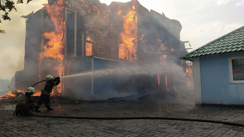 При пожаре в селе Лиман Одесской области пострадала женщина