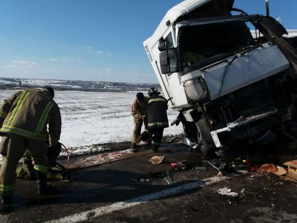 Зіткнення фур в Одеській області