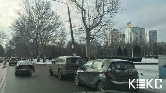 Движение трамвая № 10 в Одессе заблокировано из-за ДТП