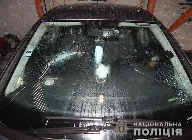 Под Одессой женщина кирпичом разбила 6 автомобилей, в том числе и свой. Фото